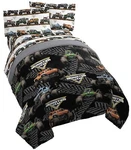 Jay Franco Monster Jam Tracks 4 Piece Twin Bed Set - Includes Comforter & She.... Fixed Price $82.90.