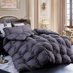 Snowman Heavy Weight Goose Down Comforter King Size 100% Cotton 65OZ White/gray. Fixed Price $96.99.