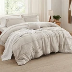 Comforter 4 Pieces Queen Down Alternative Bedding Sets All Season Bedroom. Fixed Price $56.50.