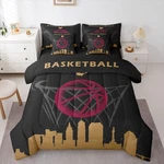 Erosebridal 7 Pcs Comforter Set Queen Sizebasketball Bed In Bag Flat Sheet. Fixed Price $129.16.