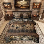 Erosebridal 7 Piece Mallard Duck Hunting Bedding Farmhouse King Comforter Set. Fixed Price $107.87.