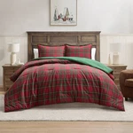 Hallmark King Flannel Plaid Comforter Set Red. Fixed Price $33.99.