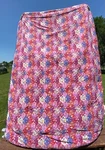 Anthology Cotton Comforter Boho Batik Multicolor Denim Twin Reversible Vguc. Fixed Price $69.00.