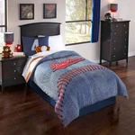 Riverbrook Home Juvenile Bedding Comforter Set Twin Grand Slam - Brown/ivory. Fixed Price $76.40.