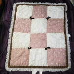 Cocalo Daniella Luxury Baby Bedding Nursery Crib Quilted Comforter Blanket Pink. Fixed Price $13.99.