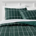 Room Essentials Reversible Comforter & Sheet Set Dark Green 7 Pieces Queen New. Fixed Price $56.78.
