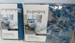 Nwt- Hycoft Twin Duvet Cover & 2 Shams- Grey Turquoise Floral -alamode Home. Fixed Price $49.00.