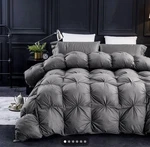 Three Geese King Down Comforter Gray 80% Feather 20% Oeko-tex Rds Certified. Fixed Price $135.00.