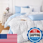 Wake In Cloud - Floral Comforter Set, Coquette Cottagecore Aesthetic Cute Flower. Fixed Price $56.48.