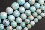 Genuine Natural Light Blue Green Larimar Grade Round Beads 6/7/8/9/10/10-11MM. Fixed Price $31.95.