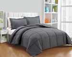 Deluxe Quality 1000 Tc Gray Down Alternative Comforter 100% Cotton Solid. Fixed Price $128.87.