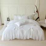 Chic Lace Bedding,girls Twin Aesthetic Comforter Cover Set,romantic French Pr.... Fixed Price $41.23.