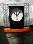 Bulova Frank Lloyd Wright Glasner House Clock B7750 Wood Art Deco. Fixed Price $59.00.