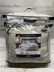 Ugg Brody King Reversible Comforter Set 5PC Thermal Ivory / Tan New. Fixed Price $259.90.