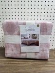 Threshold King Size 3 Pcs Yarn Dyed Duvet Cover Set Pink 100% Cotton. Fixed Price $39.99.