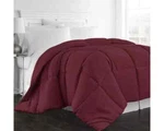 Beckham Luxury Down Alternative All Season Comforter - Twin/xl 68X90" Burgundy. Fixed Price $29.99.
