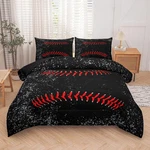 Ninenine Boys Baseball Bedding Twin, Black Kids Comforter Set 2 P. Fixed Price $58.42.