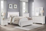 New White Light Led 5PC Queen King Bedroom Set Modern Chic Furniture Bed/d/m/n/c. Fixed Price $1899.99.