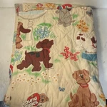 Rare Vtg 1985 Pound Puppies Twin Comforter Bedspread Tonka Dogs Quilted 110 X 75. Fixed Price $59.99.