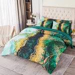 Perfemet Green Marble Pattern Comforter Watercolor Tie Dye Quilt Sets Luxuri. Fixed Price $97.49.