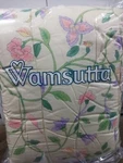 Vtg. Wamsutta Twin Comforter Bedding Watercolor Floral Flowers Usa. Fixed Price $109.98.