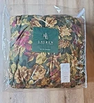 Ralph Lauren Edgefield Sateen Floral Twin Comforter Dark Green Tan Burgundy. Fixed Price $299.99.