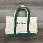 Vintage L.l.bean Boat And Tote Bag Canvas Green Find Your Park Made Usa 80S. Fixed Price $64.99.