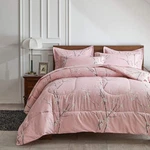 Aikasy Bed Bag 7 Pieces Queen Size - Floral Print Soft Microfiber, Rev.... Fixed Price $57.69.