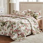 2PC Global Trends Botanical Garden 100% Cotton Twin Quilt Set. Fixed Price $149.99.