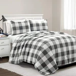 Plaid Ultra Soft Faux Fur All Season Comforter Set. Fixed Price $168.99.