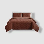 Vcny Home Orange Kaleidoscope Embossed Geometric Quilt 3PC King Size Set. Fixed Price $28.35.