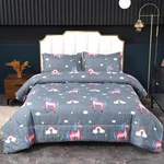 3PCS Gray Unicorn Comforter Set Twin, Soft Microfiber Lightweight Girls .... Fixed Price $35.77.