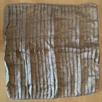 Croscill Home Pleated Euro Sham Beige Brown Corded Zipper. Fixed Price $75.00.