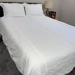 Queen Duvet Set 100% Cotton Portugal Luxury Bedding 3 Pc. Fixed Price $52.99.