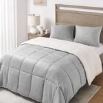 Queen Comforter - Luxury Fleece Sherpa Sets Bed, Soft.... Fixed Price $70.12.
