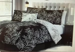 Spirit Linen Home Foliage Collection Comforter Set - King Black White Reversible. Fixed Price $97.99.