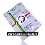 London Underground Tube Map Reversible Cotton Duvet Bed Cover Set For Full/queen. Fixed Price $32.00.