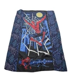 Vintage Marvel Spider Man Twin Quilt Blanket 2002 Cobweb Webbed City Night. Fixed Price $150.00.