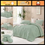 Andency Oversized King Sage Green Boho Tufted Comforter Set 3 Piece. Fixed Price $137.99.