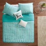 Intelligent Design Raina 5-PC. Comforter Set, Full/queen Aqua/silver. Fixed Price $34.95.
