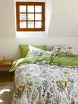 Houseri Green Floral Comforter Set Twin Yellow Botanical Bedding Tw.... Fixed Price $96.66.