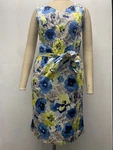 Laura Ashley Bnwot Multi Floral Stretch Cotton Sateen Dress, Size 10 - Was $179. Fixed Price $53.30.