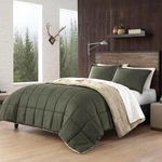 Eddie Bauer - Full/queen Comforter Set, Reversible Sherpa Bedding With Matching. Fixed Price $178.40.