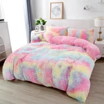 Perfemet Pink Plush Shaggy Bedding Sets Full 3 Piece Fluffy Faux Fur Girls Co.... Fixed Price $80.24.