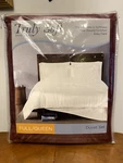 Truly Soft - 3 Piece Duvet Cover Set Size Full/queen Color Burgundy. Fixed Price $14.99.