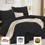 Fuanna 7 Pieces Queen Comforter Set, All Season Bed In Bag Size, Luxury. Fixed Price $69.46.
