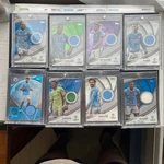 Topps Manchester City Jersey Card Set 8, Mag Holder Included, Used. Fixed Price $473.56.