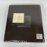 New Restoration Hardware Rh Ottoman Bedding Queen Skirt Chocolate Brown. Fixed Price $34.99.
