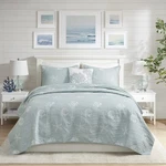 Harbor House Seaside Coastal Aqua King Bedding Set With Coverlet And Shams. Fixed Price $161.19.