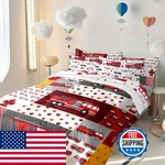 Yasida Queen Bedding Sets 7 Pieces Truck Bedfire Comforter. Fixed Price $89.43.
